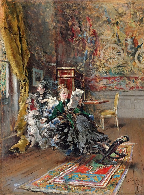 Les Parisiennes by Giovanni Boldini - Artvee