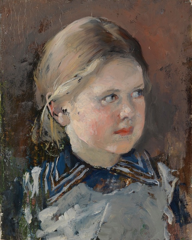 Gunnar Berndtson - Head Of A Girl, Study For The Family Portrait Of Baron Magnus Von Born
