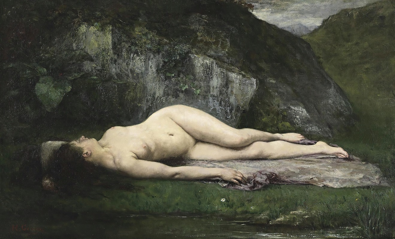 Henri Gervex - A Sleeping Bather