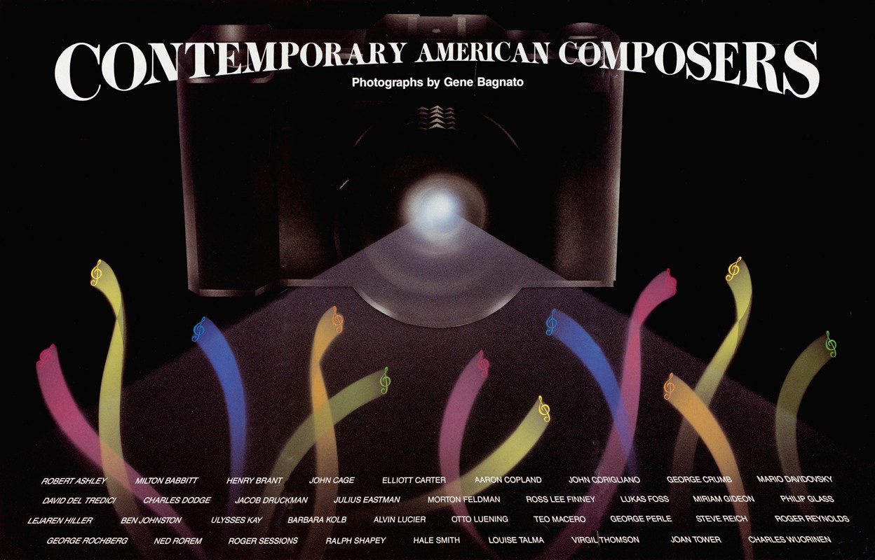 U.S. Information Agency - Contemporary American Composers. Photographs by Gene Bagnato