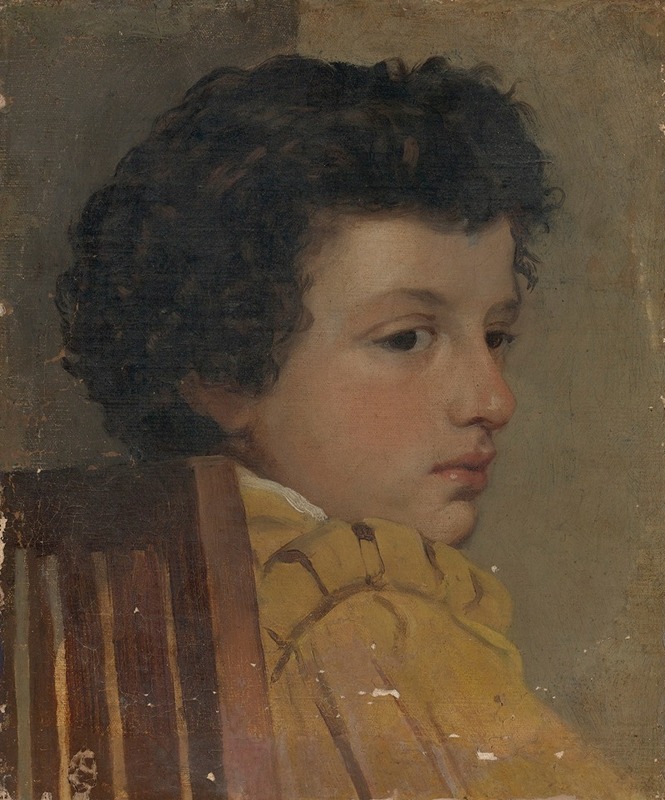 Italian School - Young Boy In Profile