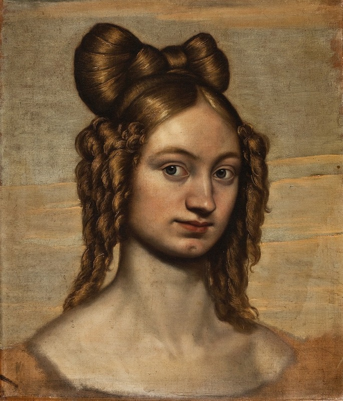 Johan Ludvig Lund - Portrait Of A Lady
