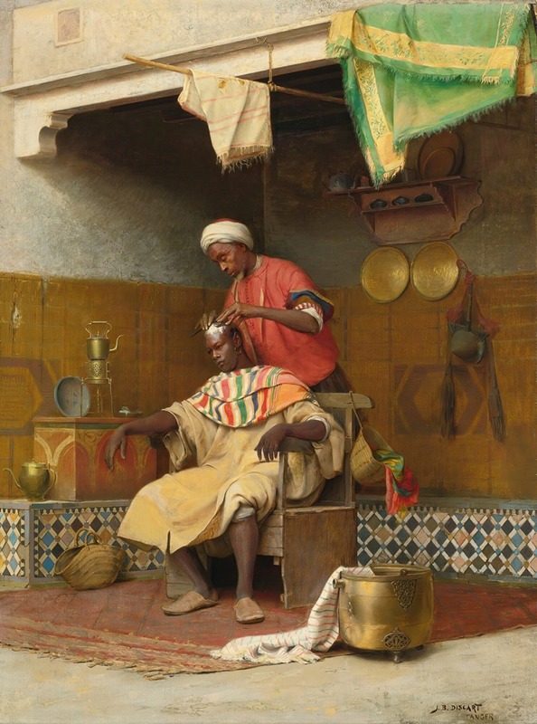 Jean Discart - The Barber Shop, Tangiers
