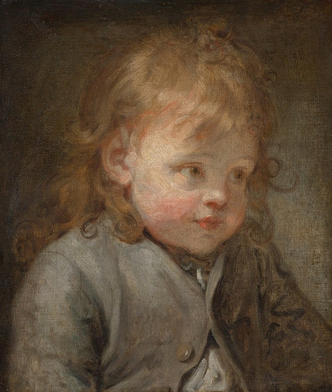 Jean-Baptiste Greuze - Portrait Of A Young Boy