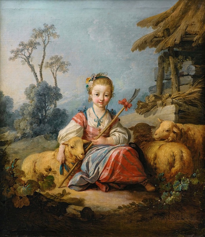 Jean-Baptiste Le Prince - A young Shepherdess