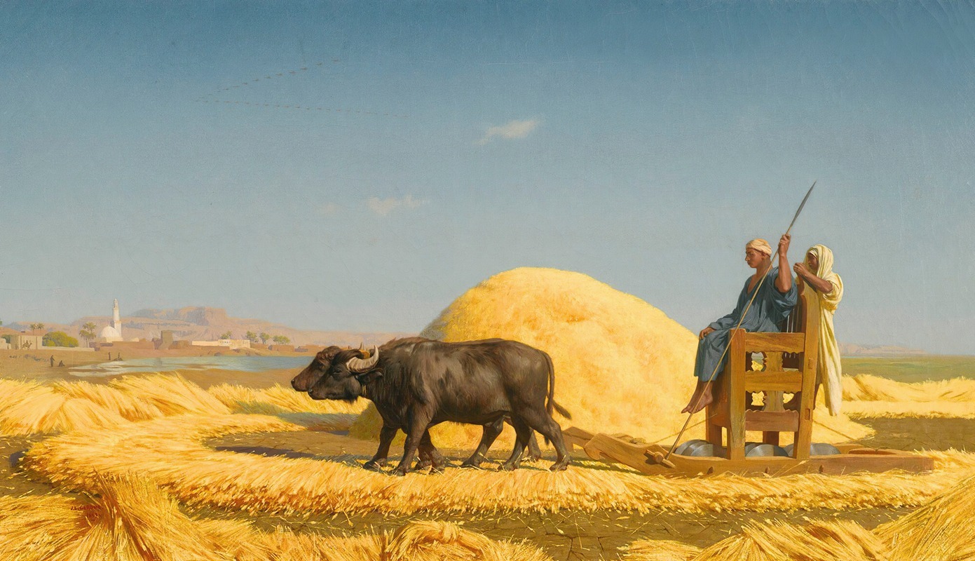 Jean-Léon Gérôme - The Grain Threshers, Egypt