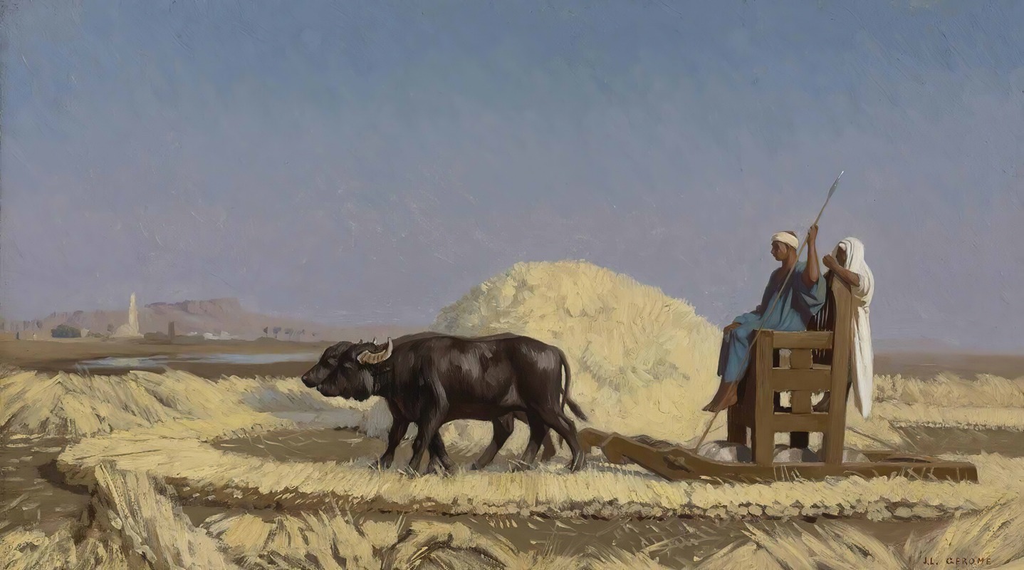 Jean-Léon Gérôme - Egyptian Grain-Cutters