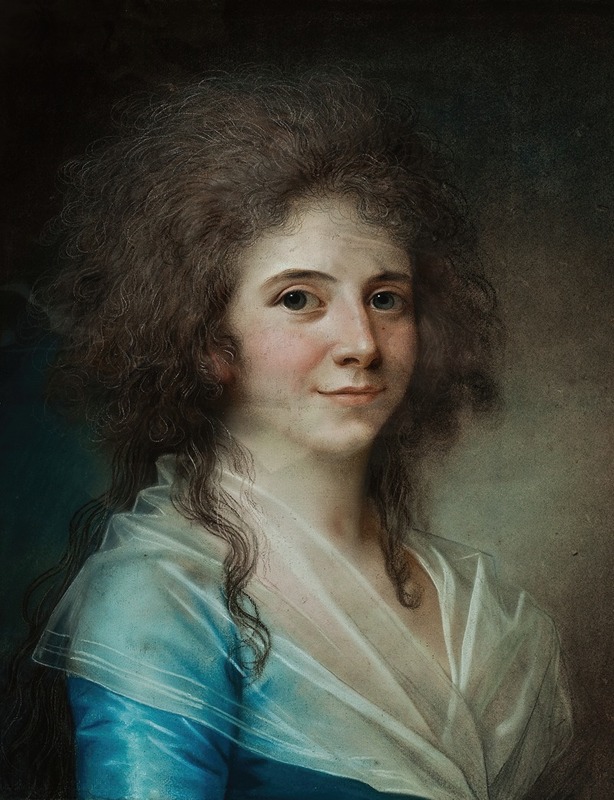 Jens Juel - Portrait Of Wilhelmine Bertouch, Lady-In-Waiting