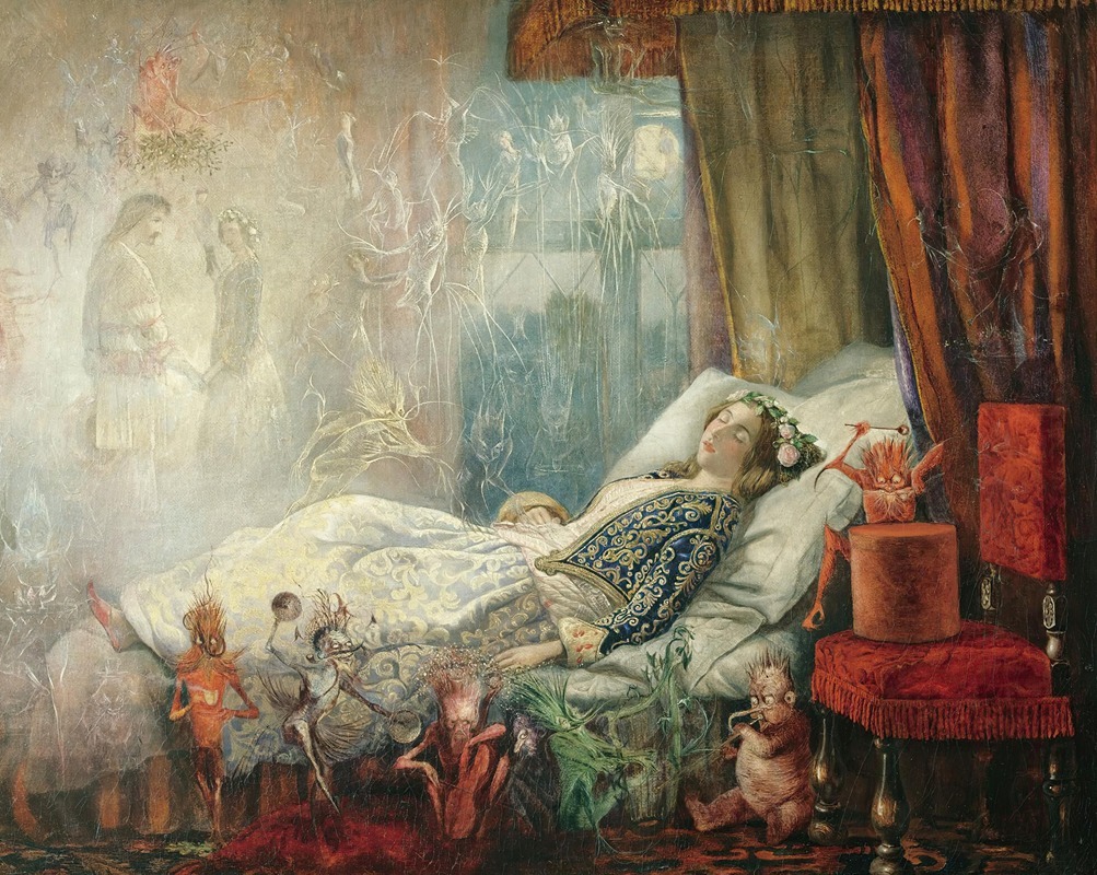 John Anster Fitzgerald - The Dream After The Masked Ball