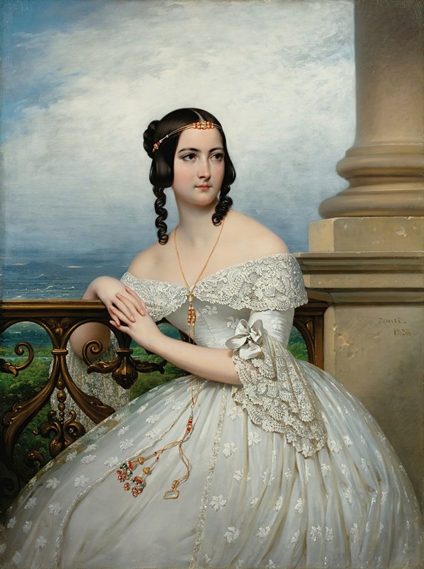 Joseph-Désiré Court - Presumed Portrait Of Miss White