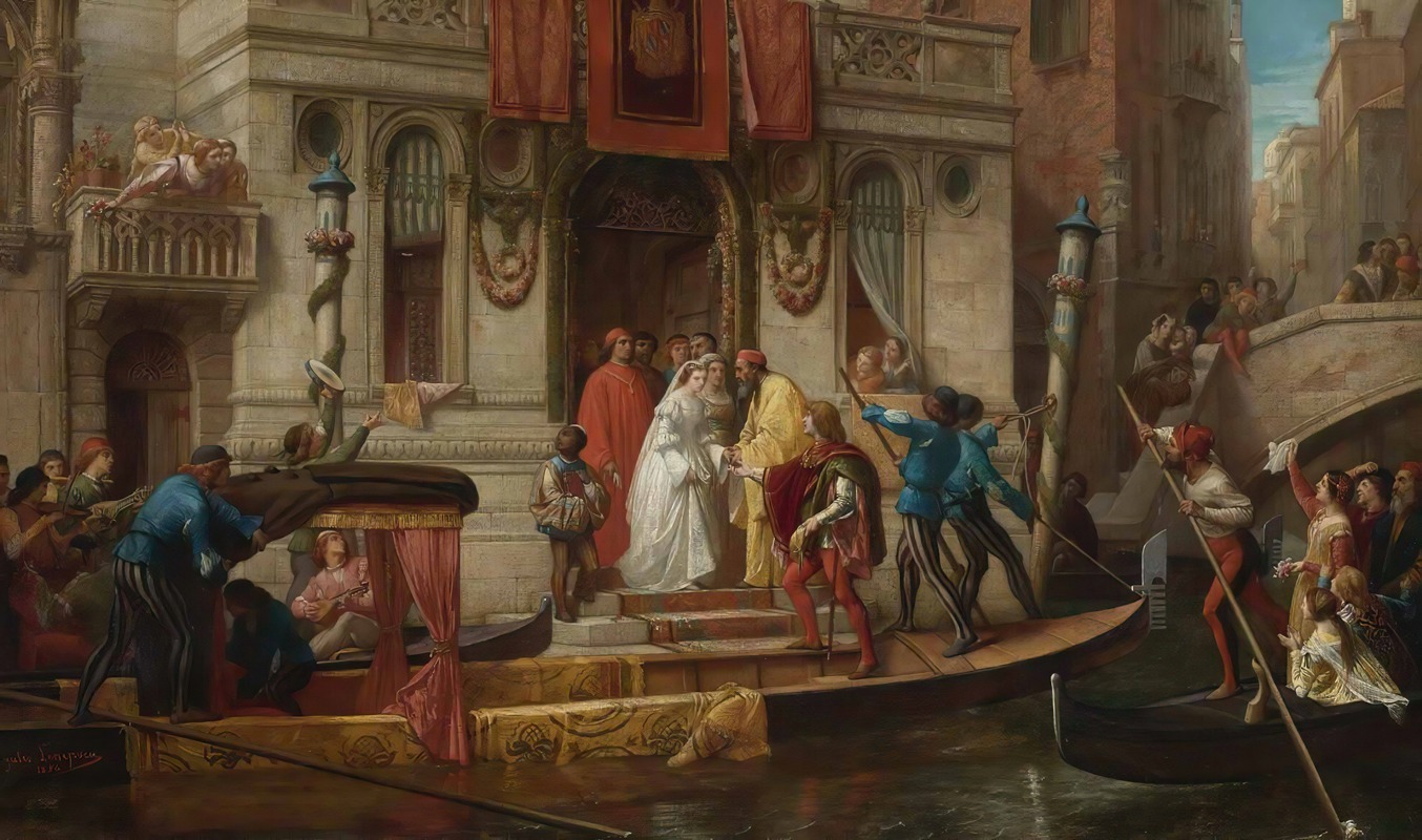 Jules-Eugène Lenepveu - A Venetian Wedding