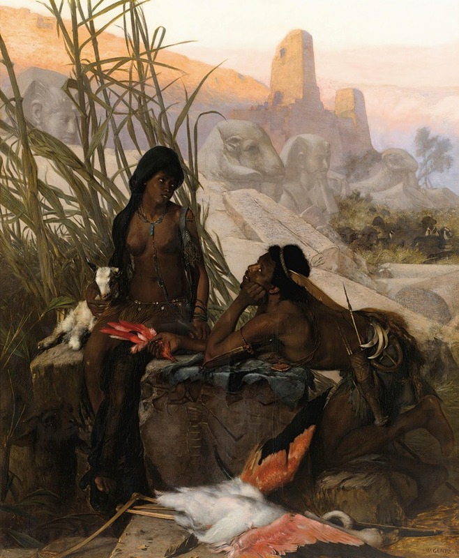 Wilhelm Gentz - Nubian Hunters