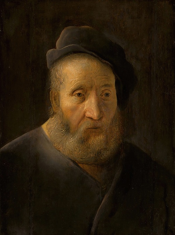 Leiden School - Portrait Of A Bearded Man, Half-Length, Wearing A Cap