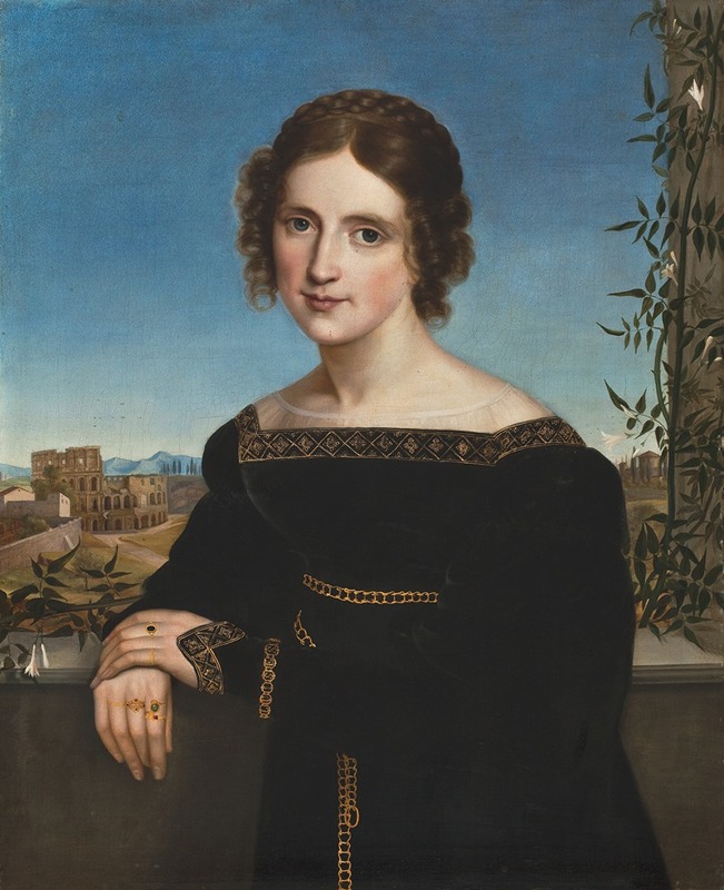 Louise Seidler - Portrait Of Fanny Caspers