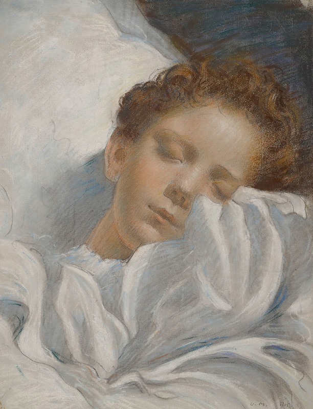 Luc-Olivier Merson - Study Of A Sleeping Child