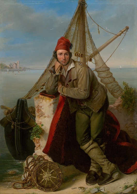 Ľudovít Benický - Venetian Fisherman