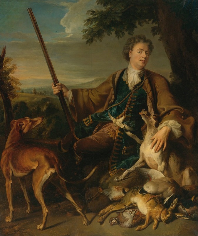 Manner Of Alexandre-François Desportes - Self Portrait As A Hunter