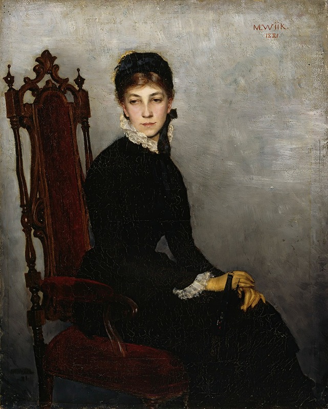 Maria Wiik - Portrait Of Hilda Wiik