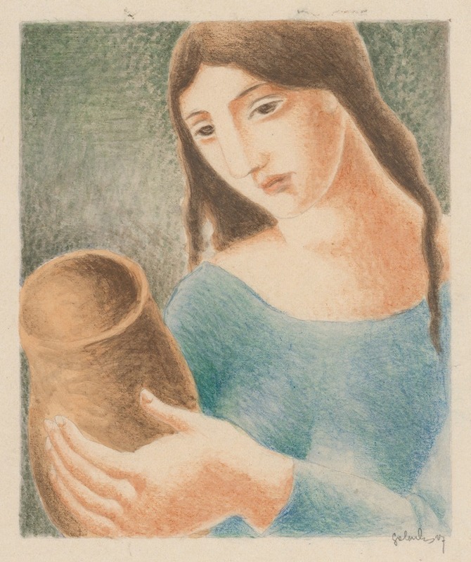 Mikuláš Galanda - Woman With A Vase