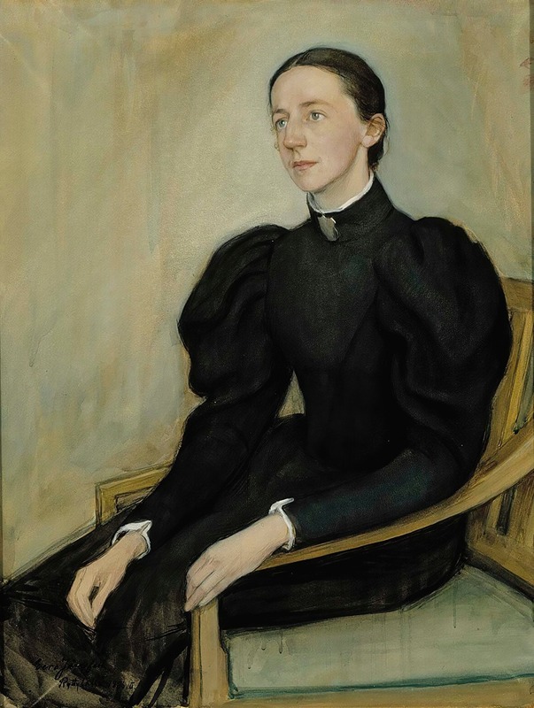 Olof Arenius - Portrait Of Mathilda Wrede