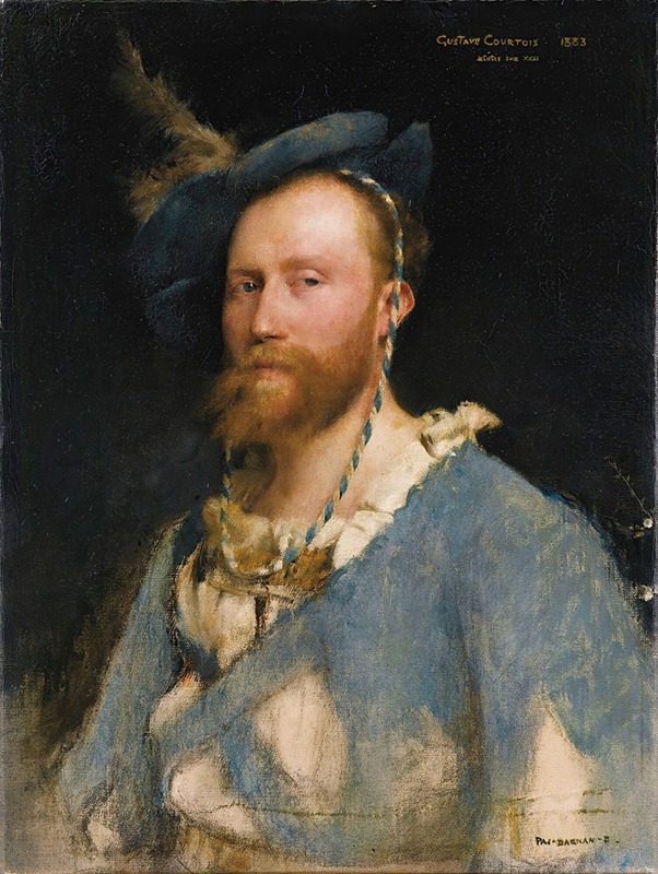 Pascal-Adolphe-Jean Dagnan-Bouveret - Portrait Of Gustave Courtois