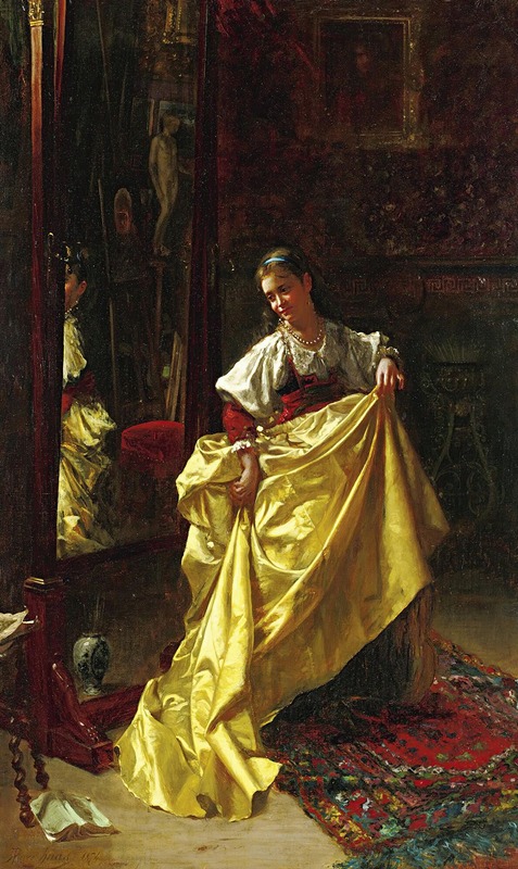 Pierre Adolphe Huas - Grandmother’s Gown