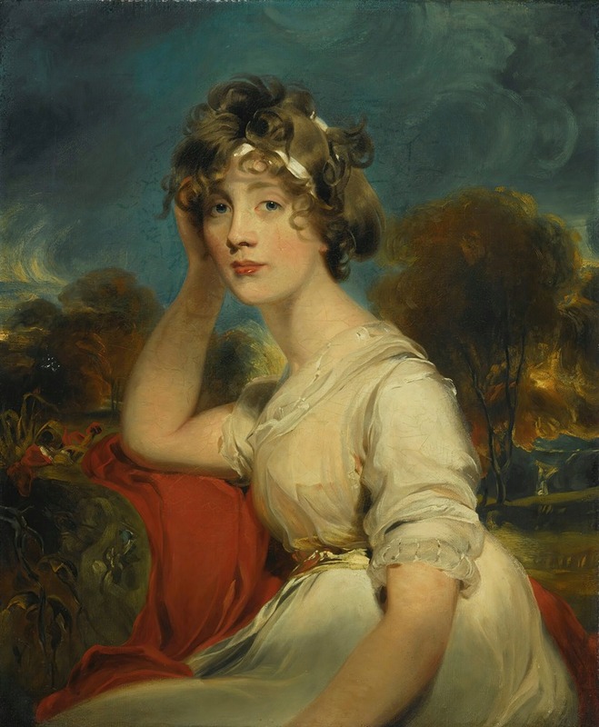 Sir Thomas Lawrence - Portrait Of Lady Jane Long