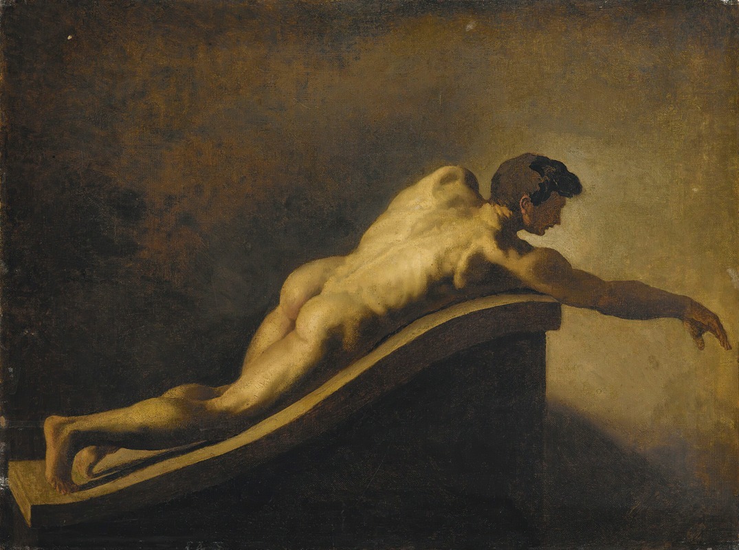 Théodore Géricault - Man Lying Down