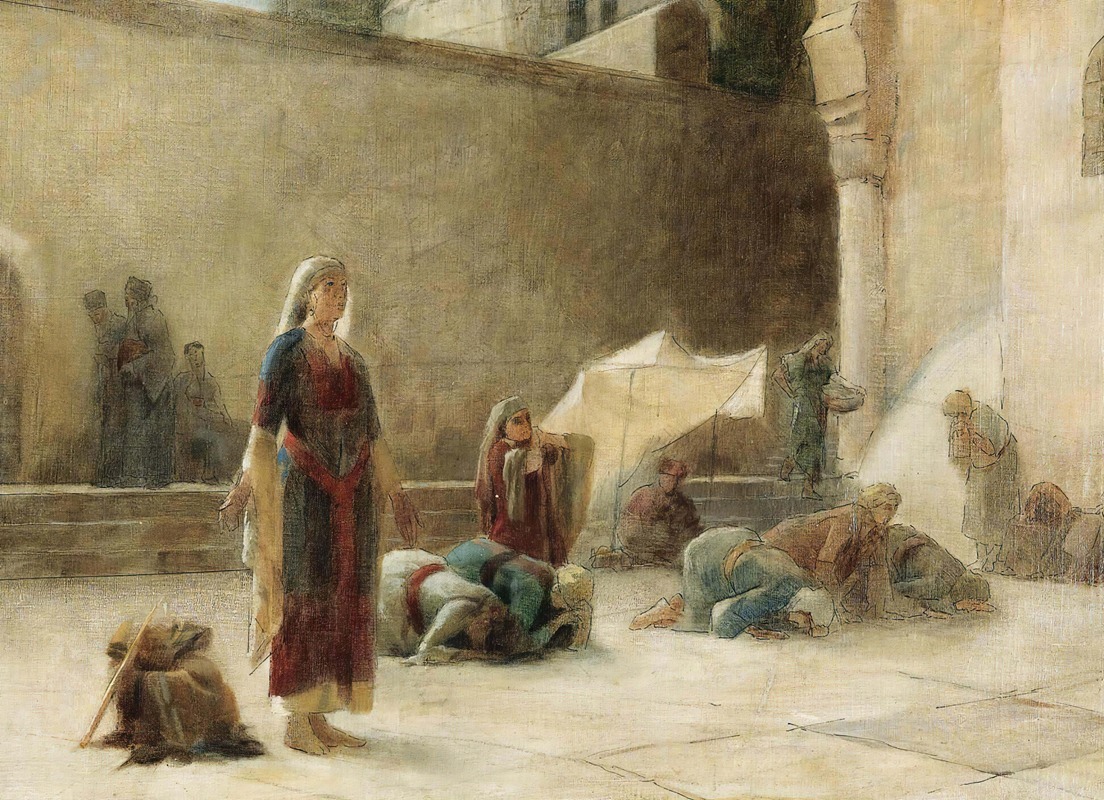 Theodoros Ralli - Le Parvis Du Saint Sepulcre a Jerusalem