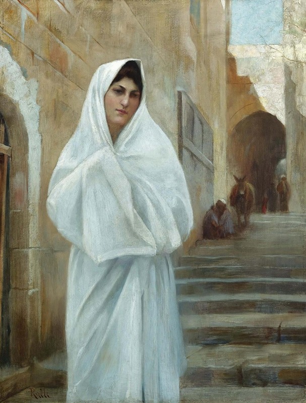 Theodoros Ralli - Young Girl, Jerusalem