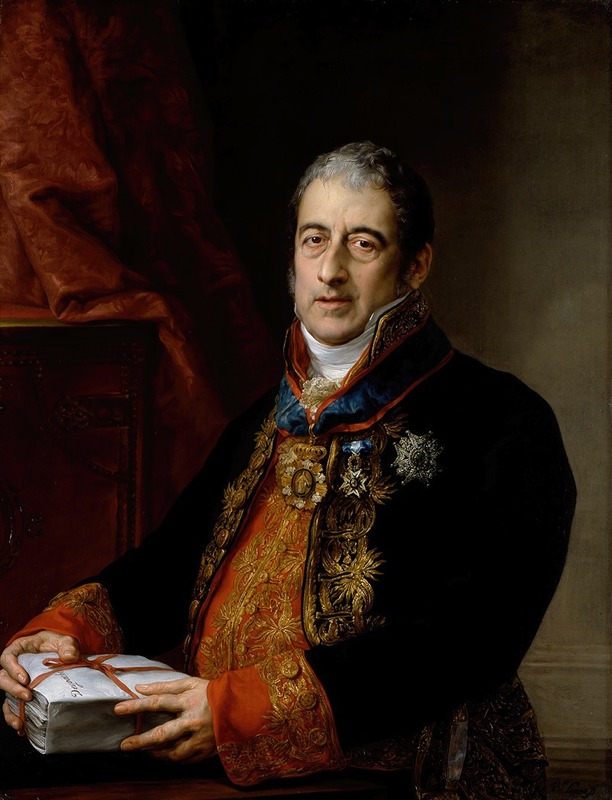 Vicente López Portaña - Portrait Of Juan Miguel De Grijalba