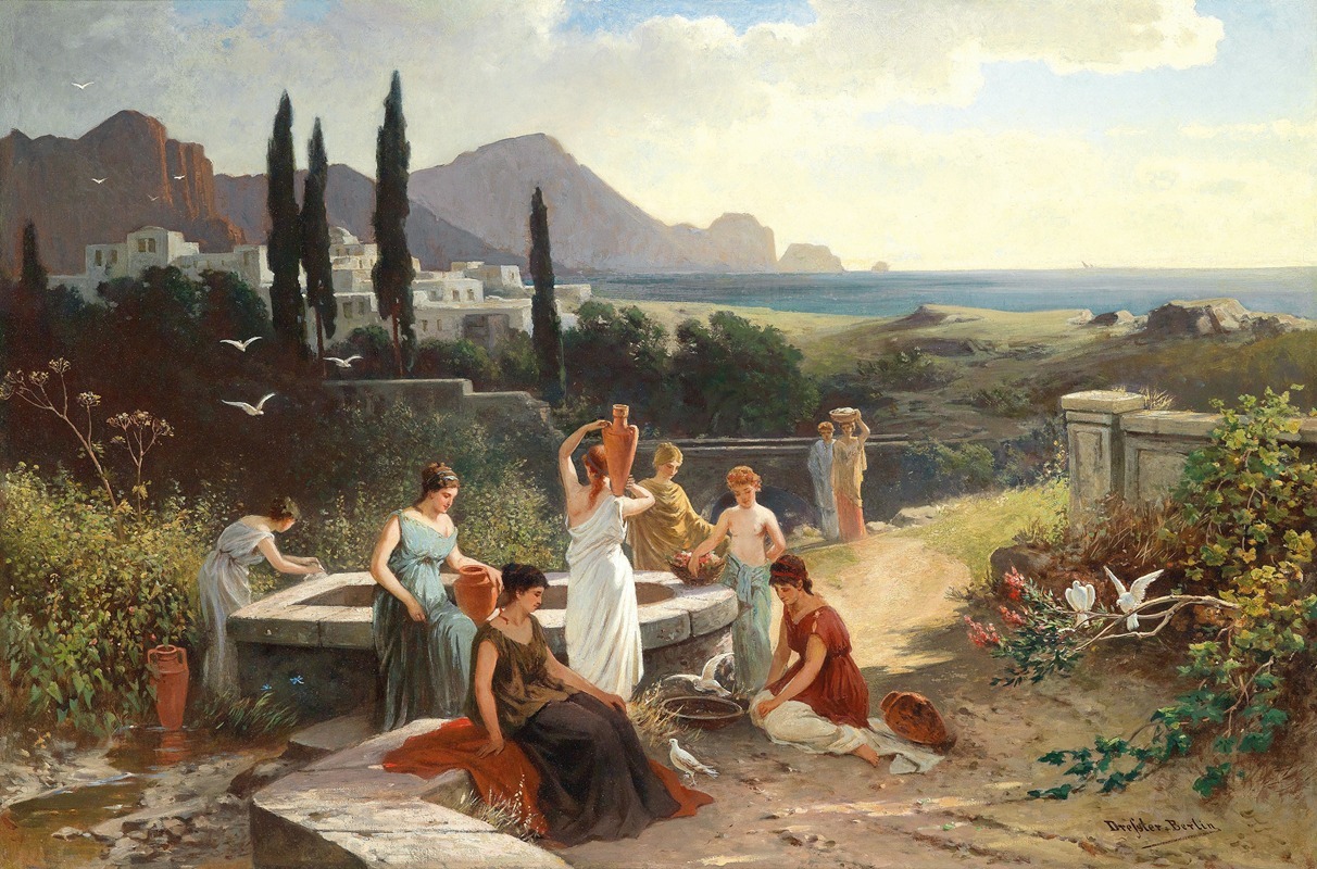 Albert Dreßler - Women at the well