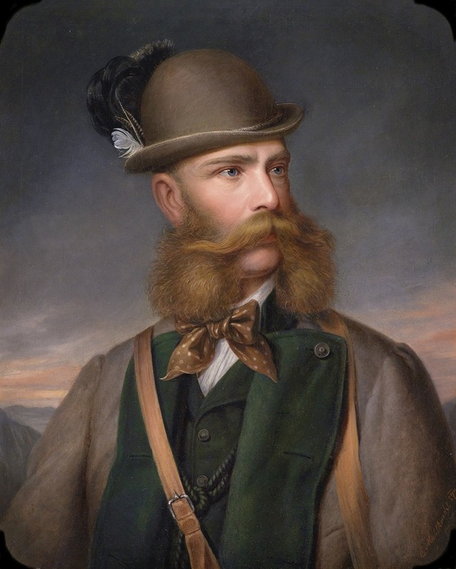 Edmund Mahlknecht - Kaiser Franz Joseph im Ischler Jagdkostüm