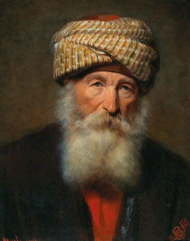 Eduard Charlemont - Portrait of an Oriental man