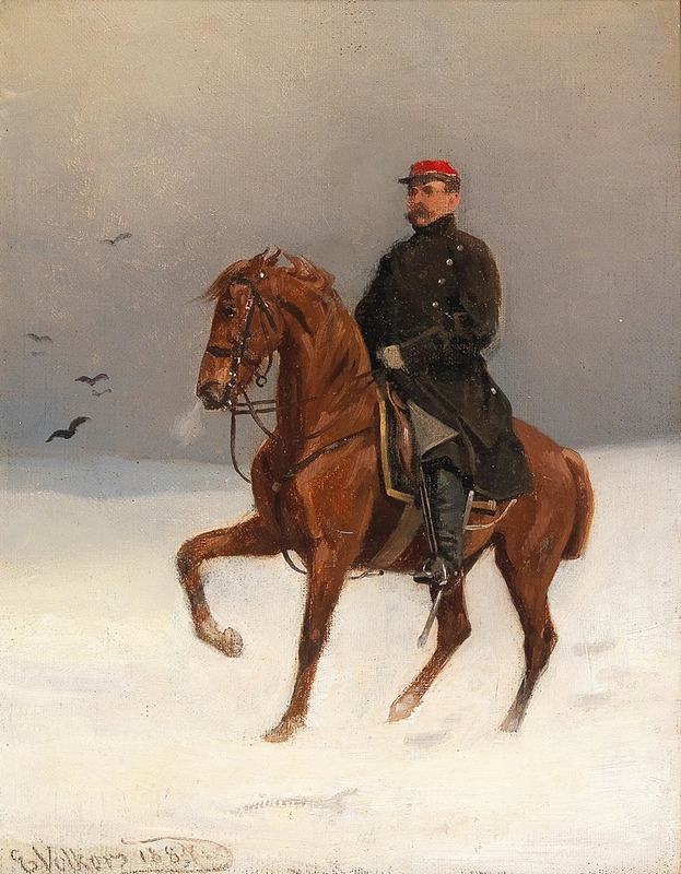 Emil Volkers - Mounted Soldier