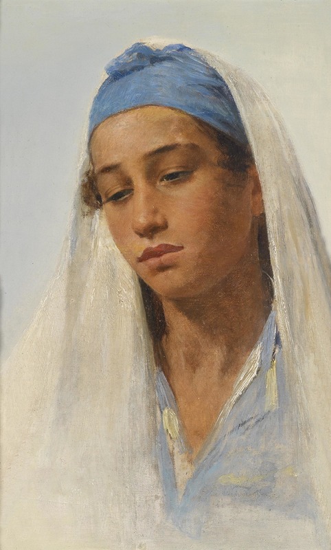 Franz Xaver Kosler - Bildnis eines Beduinenmädchens