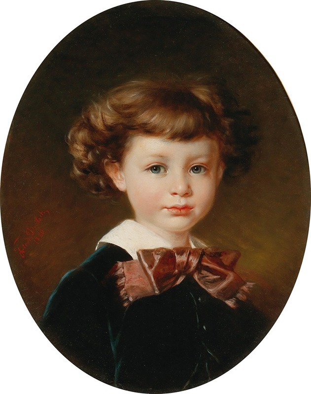 Friedrich Deutsch - Portrait of a Boy