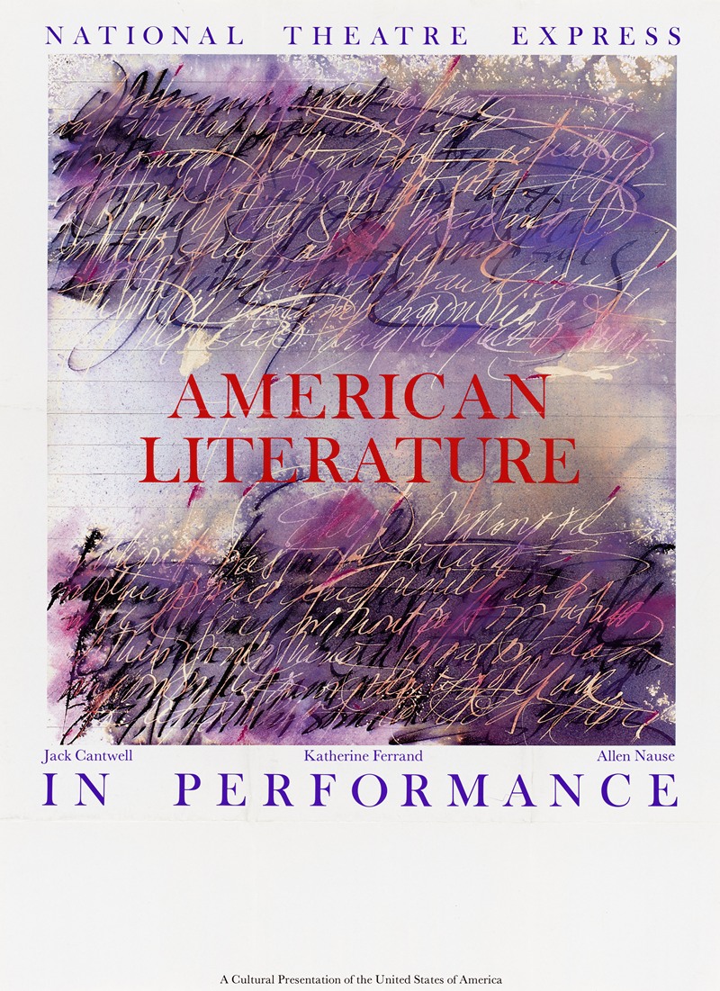 U.S. Information Agency - National Theatre Express. American Literature In Performance