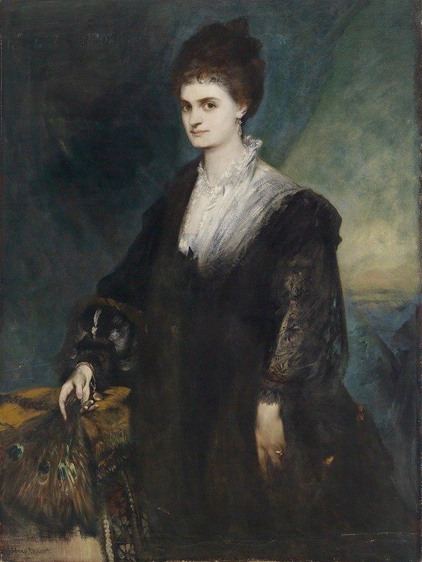 Hans Makart - Portrait of Countess Marie von Coudenhove-Kalergi