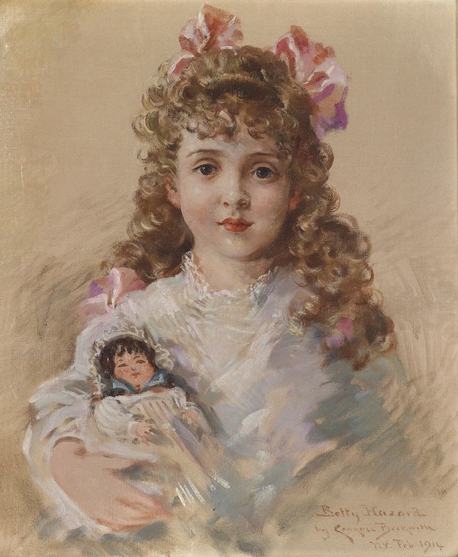 James Carroll Beckwith - Betty Hazard with her favourite doll
