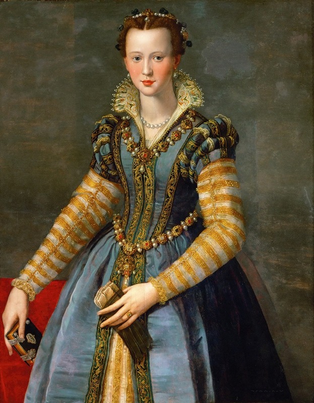 Alessandro Allori - Portrait Of Maria De’ Medici (1540-1557)
