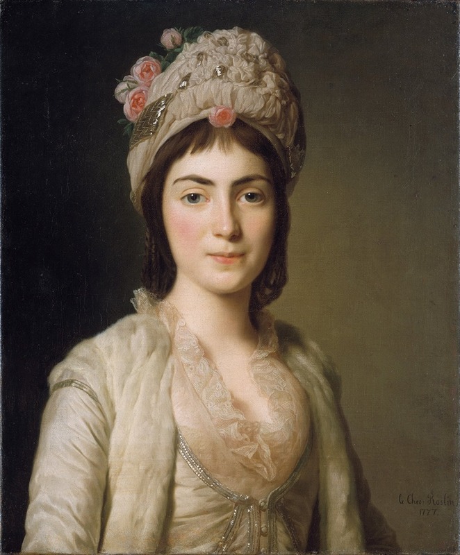 Alexander Roslin - Zoie Ghika, Moldavian Princess