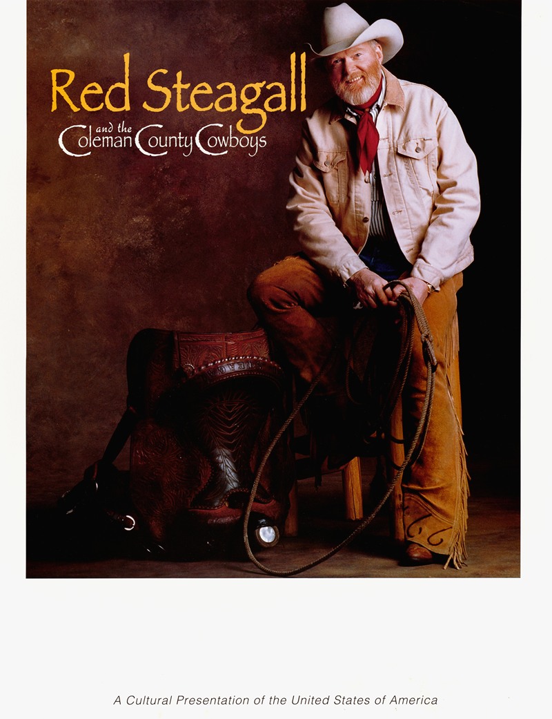 U.S. Information Agency - Red Steagall and the Coleman County Cowboys.