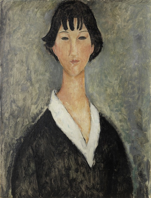 Amedeo Modigliani - Jeune Fille Aux Cheveux Noirs