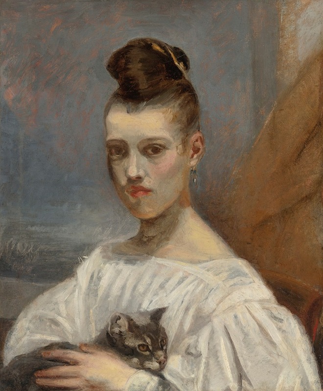 Antoine-Louis Barye - Portrait Of The Artist’s Daughter, Clara