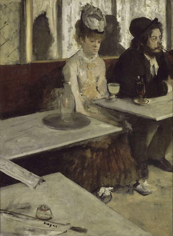 Edgar Degas - In A Café