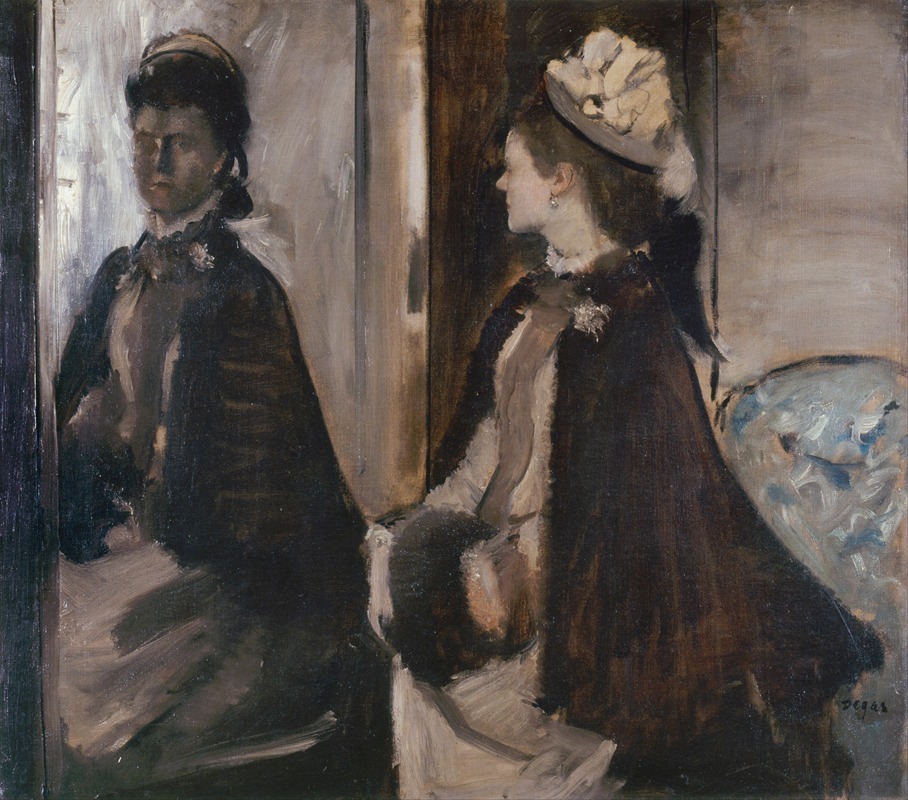 Edgar Degas - Mrs Jeantaud In The Mirror