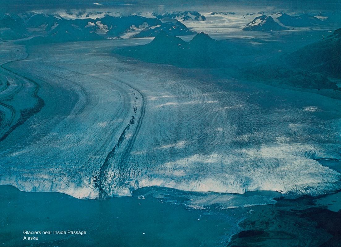 U.S. Information Agency - Scenically Yours, Glaciers Near Inside Passage, Alaska