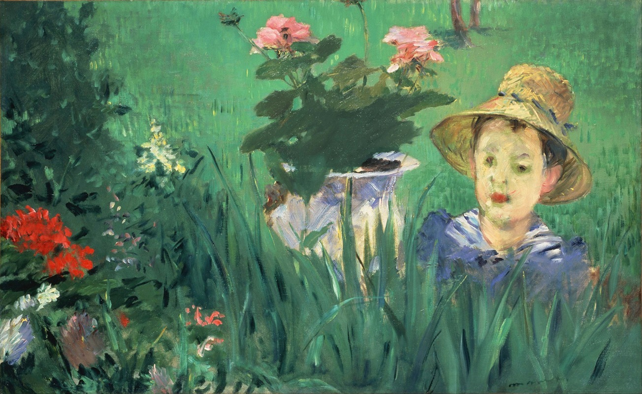 Édouard Manet - Boy In Flowers (Jacques Hoschedé)