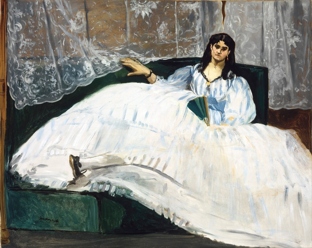 Édouard Manet - Woman With A Fan